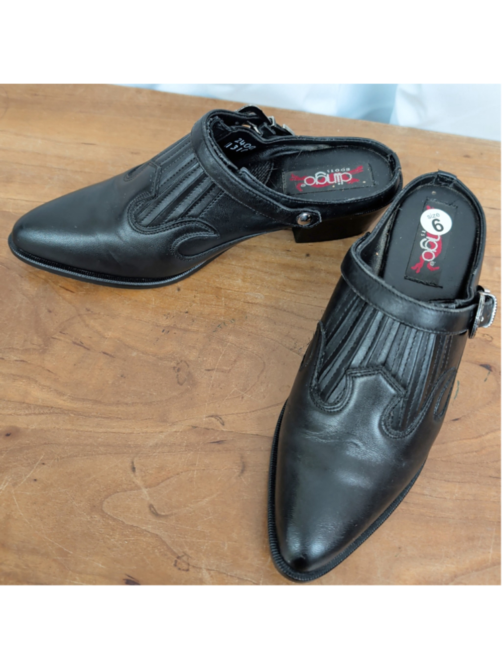 Ladies' Vintage Dingo Shootie Style Mules Size 6